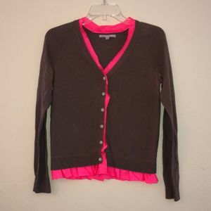 Neon Gap Pink Cardigan Sweater Size XS
